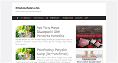 Desktop Screenshot of ilmukesehatan.com